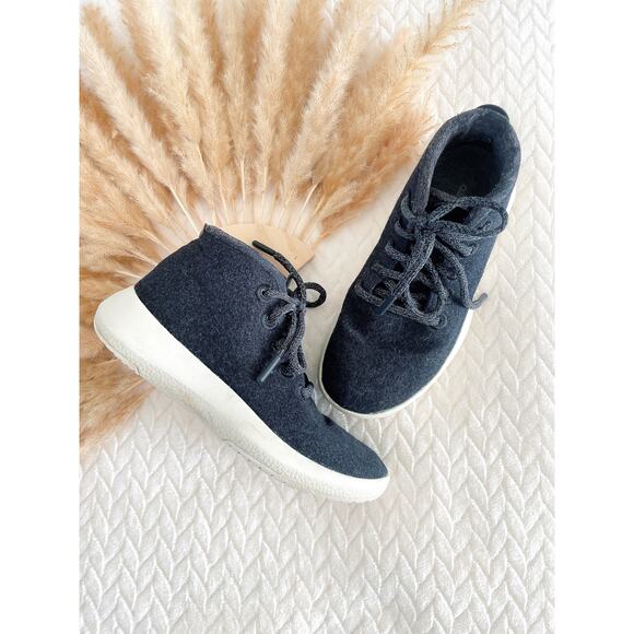 Allbirds Mizzle Wool Sneakers Size 5 Charcoal Gray - Picture 2 of 9
